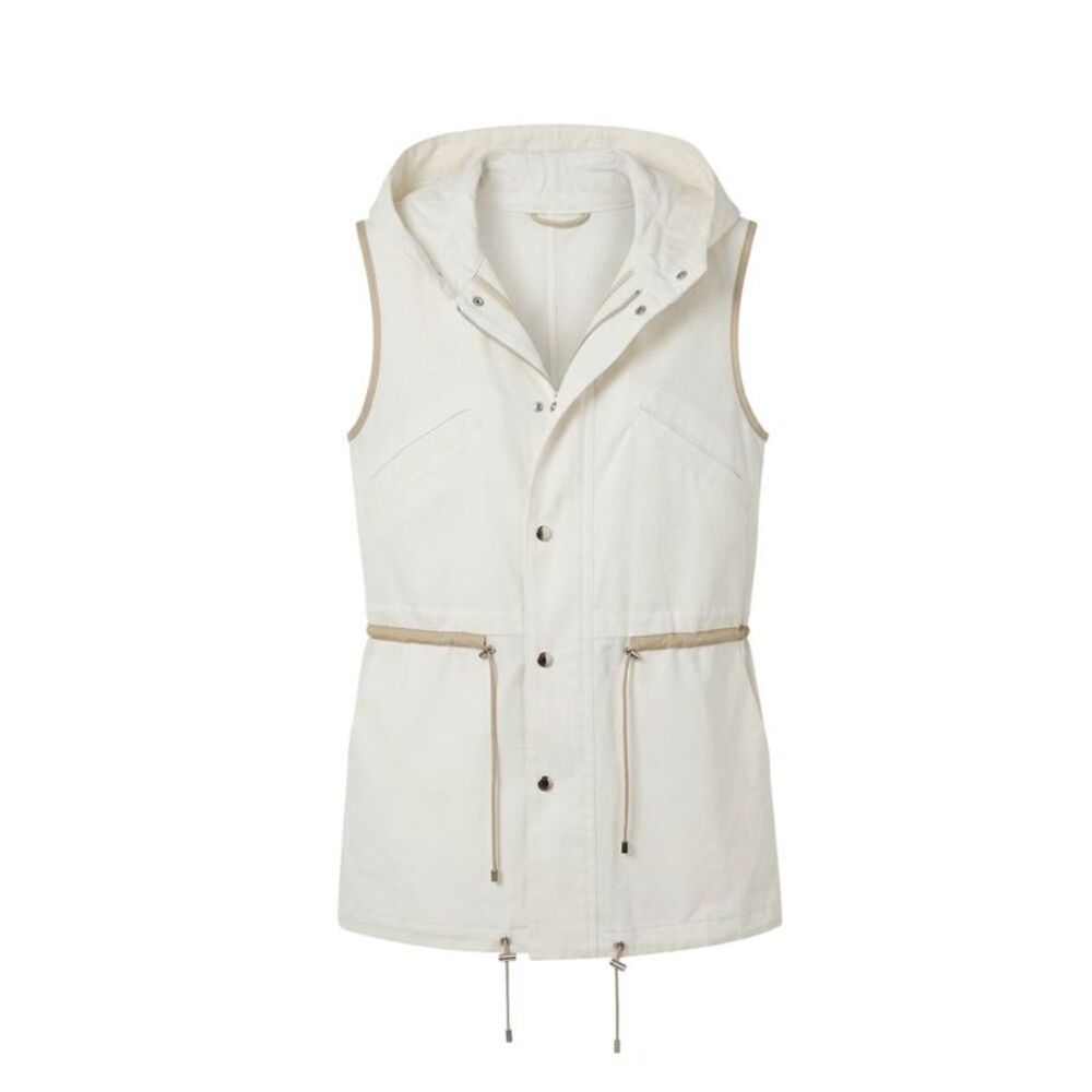 Malo White Cotton Women Women's Jacket